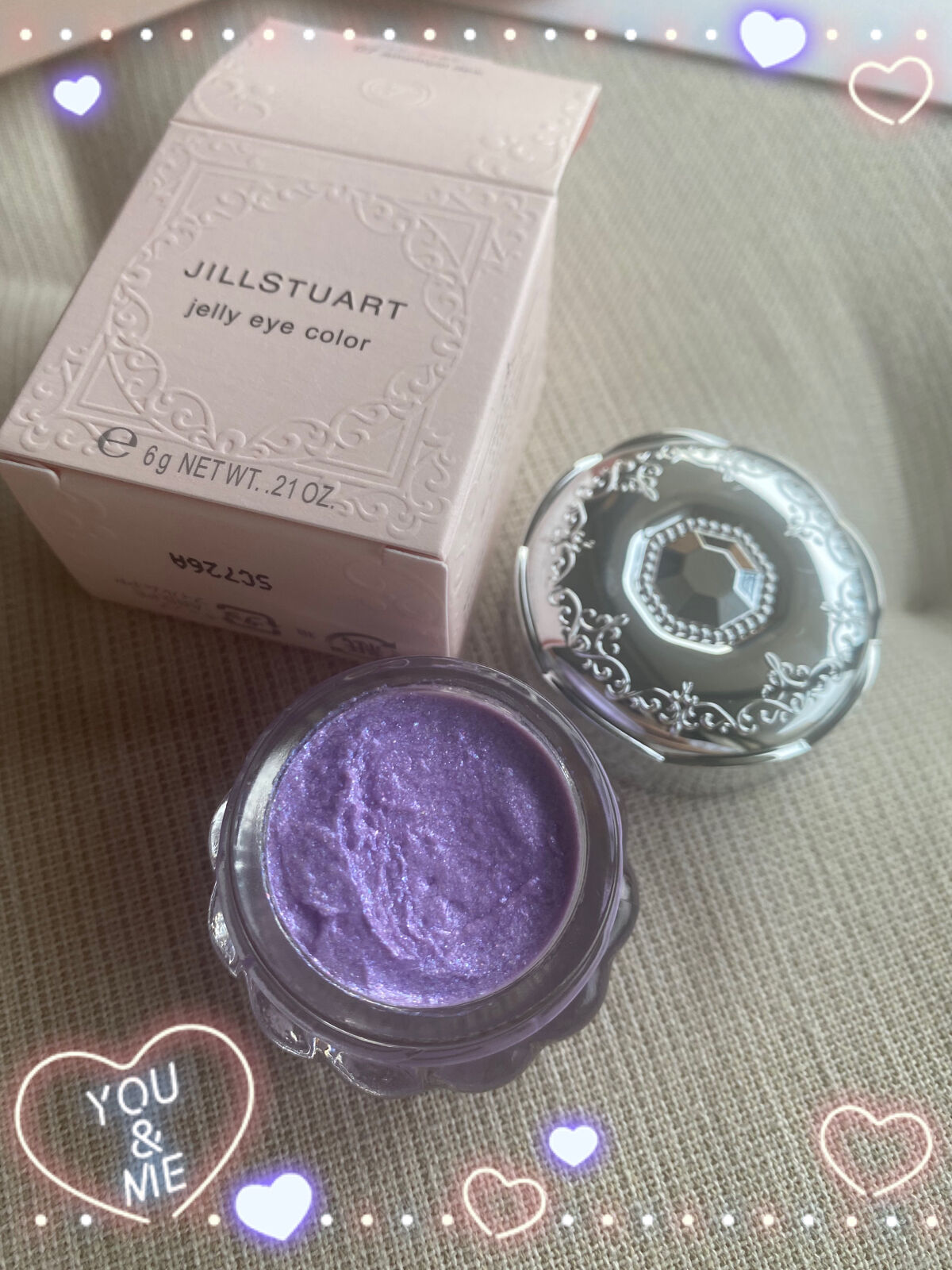 ジルスチュアート ジェリーアイカラー 07 amethyst dew/JILL STUART/ジェル・クリームアイシャドウを使ったクチコミ（1枚目）