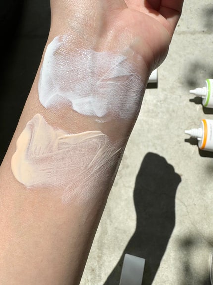 グリーンマイルドアップサンプラス/Dr.G/日焼け止めクリームを使ったクチコミ(3枚目)