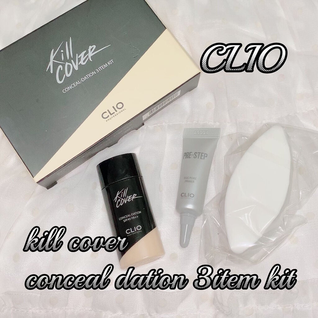 珈琲豆♡ on LIPS 「CLIOkillcoverconcealdation3item..」(1枚目)