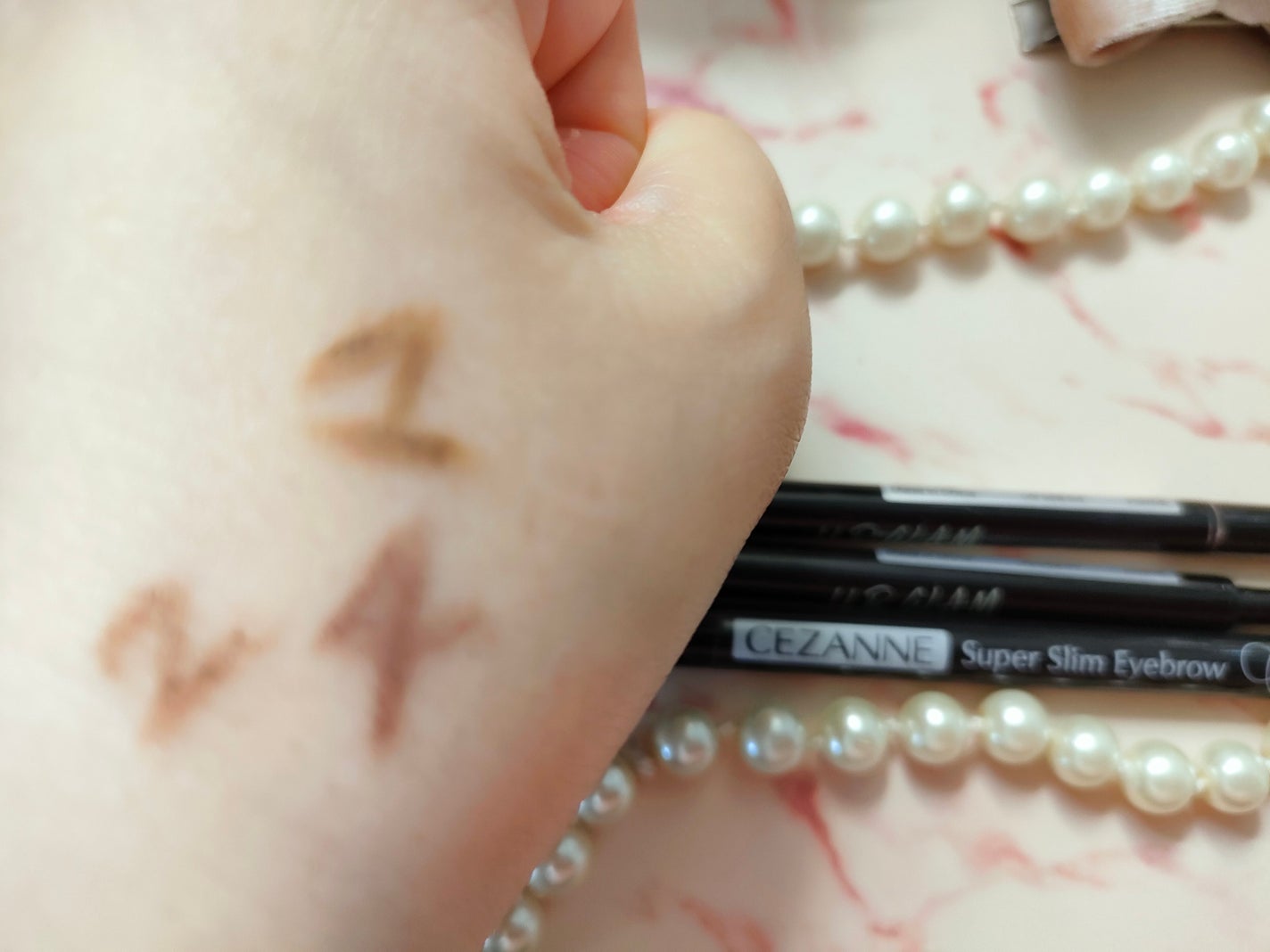 超細芯アイブロウ/CEZANNE/アイブロウペンシルを使ったクチコミ(2枚目)
