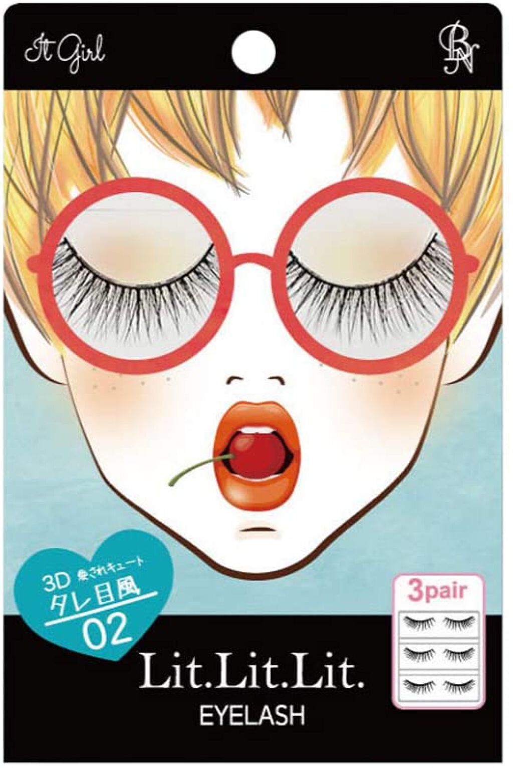 Lit.Lit.Lit.　3Dアイラッシュ It Girl TDE-02