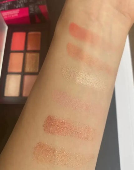 アンラップド ミニアイシャドーパレット ORGASM /NARS/アイシャドウパレットを使ったクチコミ(2枚目)