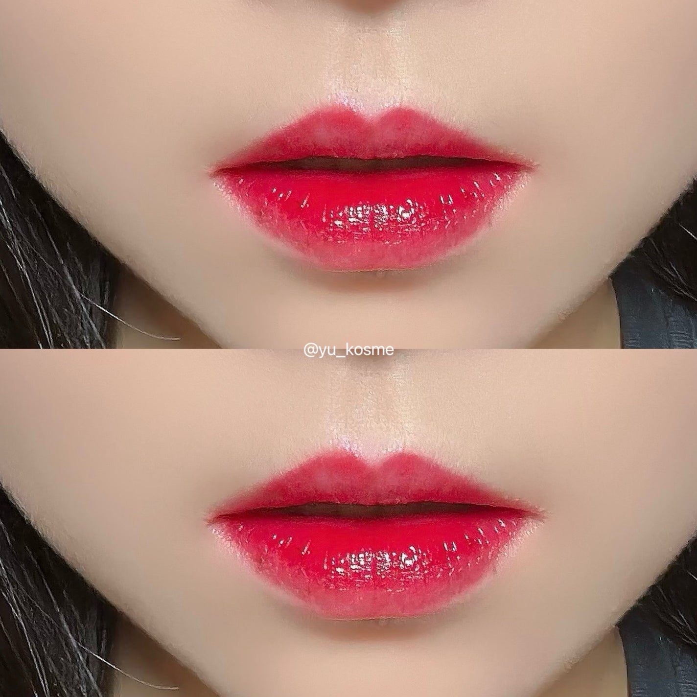 ジューシーラスティングティント/rom&nd/リップティントを使ったクチコミ(4枚目)