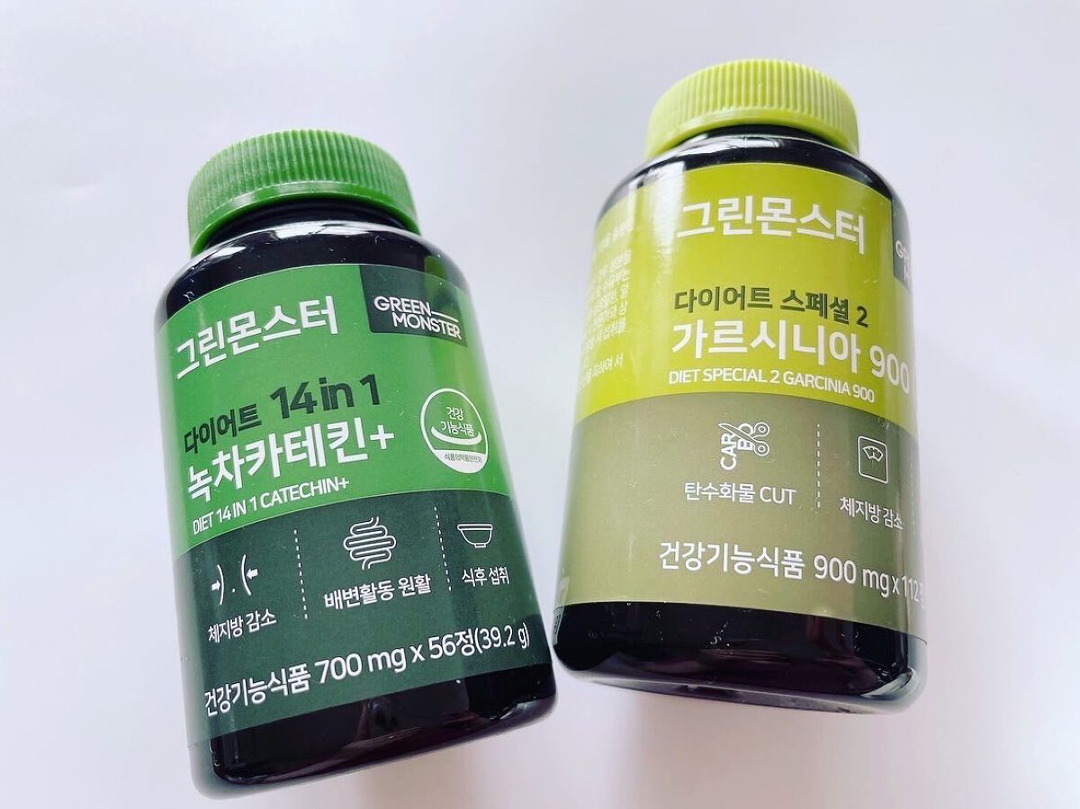 緑茶カテキン+/グリーンモンスター/ボディサプリメントを使ったクチコミ(2枚目)