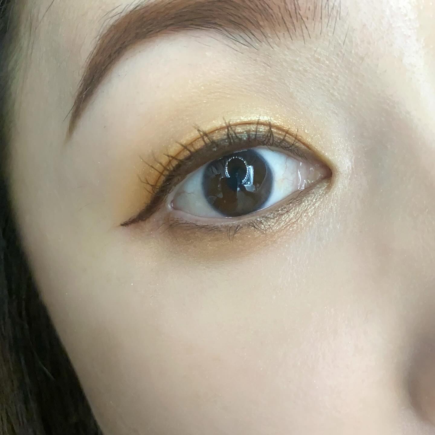 アディクション ザ アイシャドウ マット 105M Be Cheerful/ADDICTION/単色アイシャドウを使ったクチコミ（3枚目）