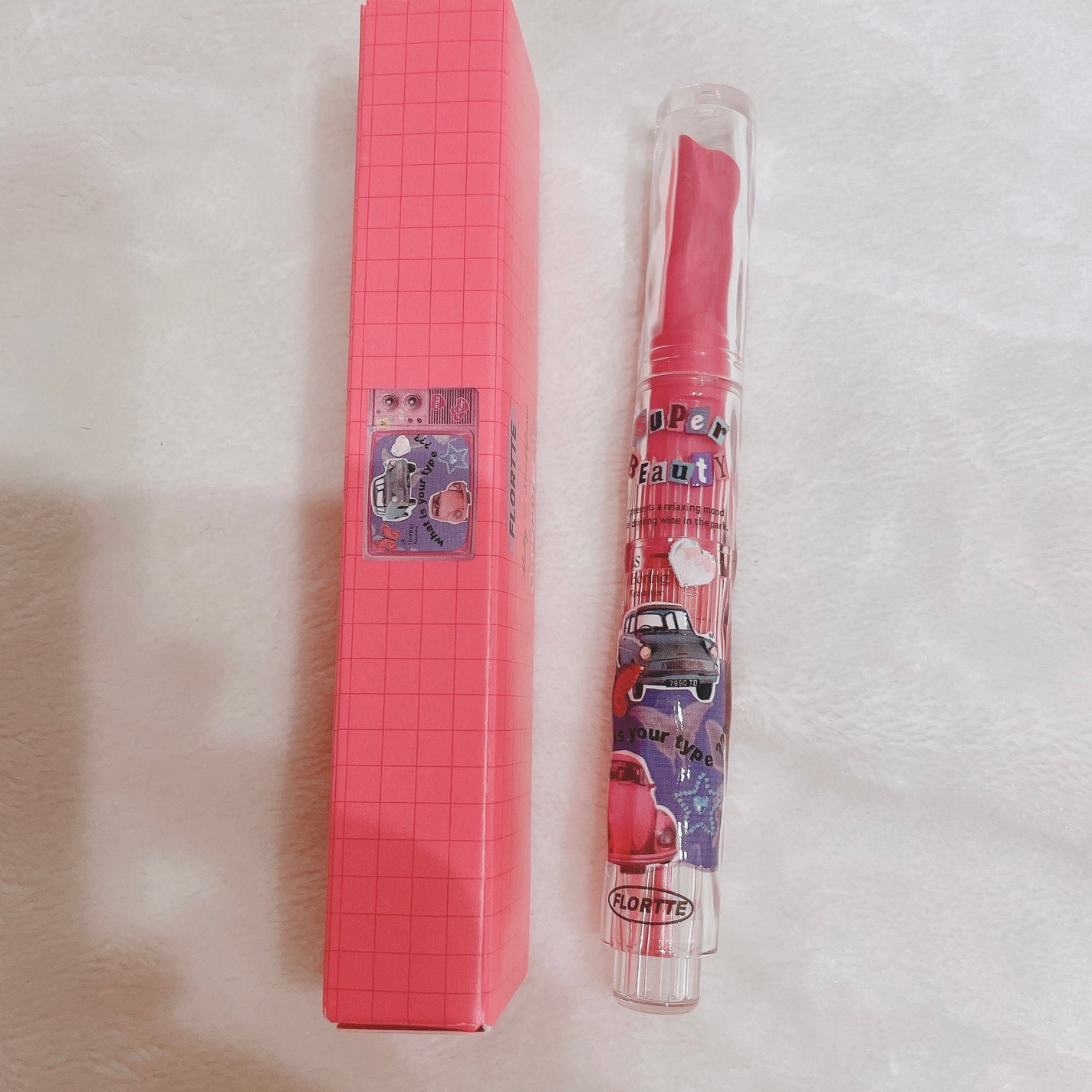 フロレット メルティーハート スティックグロス/FLORTTE/口紅を使ったクチコミ(1枚目)