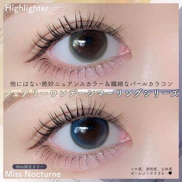 フェアリー ワンデー シマーリングシリーズ Highlighter（ハイライター）/FAIRY/ワンデー（１DAY）カラコンを使ったクチコミ（2枚目）