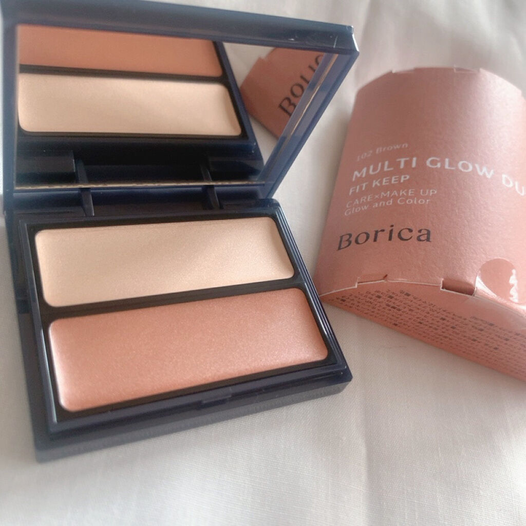 セラムマルチグロウデュオ 102 Brown/Borica/クリームハイライトを使ったクチコミ（2枚目）