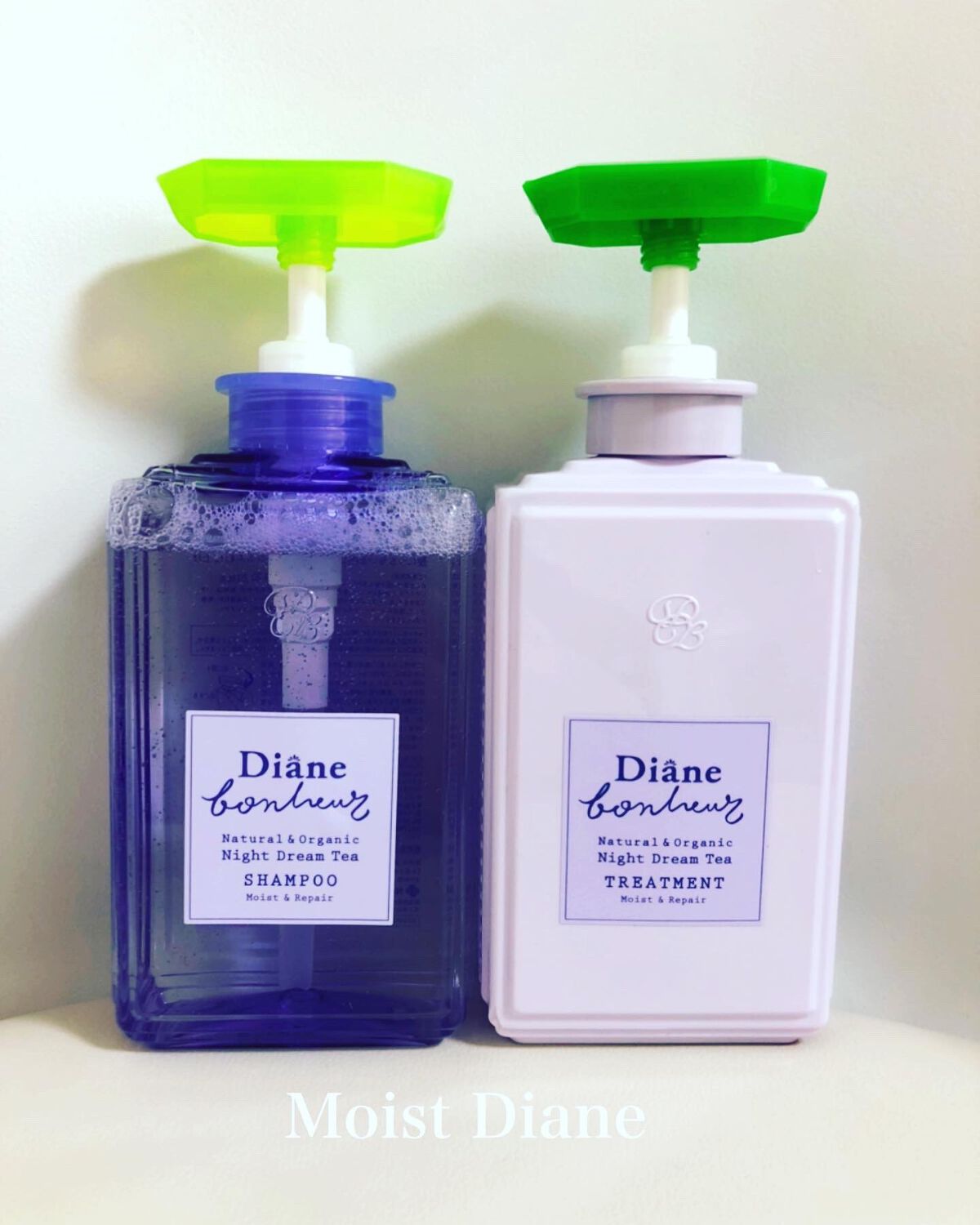 ダイアンボヌール モイスト&リペア シャンプー/トリートメント ナイトドリームティーの香り/ダイアン/市販シャンプーを使ったクチコミ(1枚目)