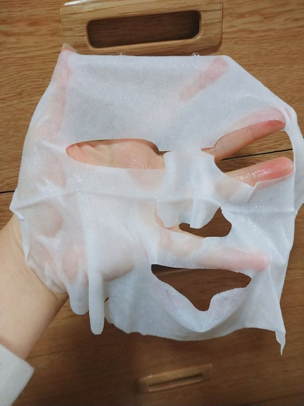 シカドクダミ＋ティーツリーカーミングマスク/MARY&MAY/シートマスク・パックを使ったクチコミ（3枚目）