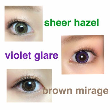 loveil 1day / 1month Sheer hazel/loveil/ワンデー（１DAY）カラコンを使ったクチコミ（1枚目）