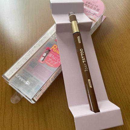 ラスティングツーウェイアイブロウ リキッドWpa 02 ナチュラルブラウン/K-パレット/リキッドアイブロウを使ったクチコミ(2枚目)