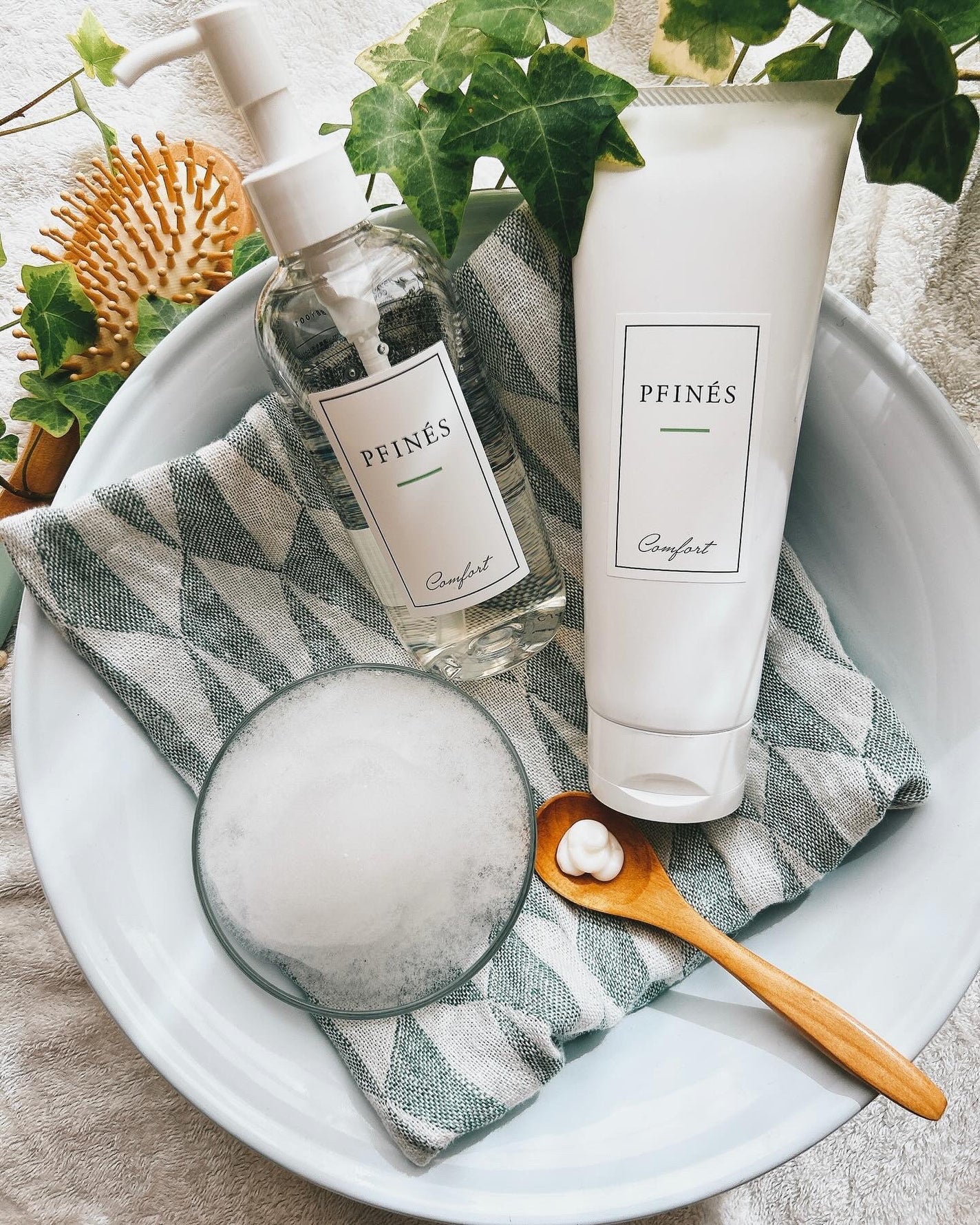 フレグランスシャンプー/トリートメントセット コンフィデント/PFINÉS/市販シャンプーを使ったクチコミ(5枚目)