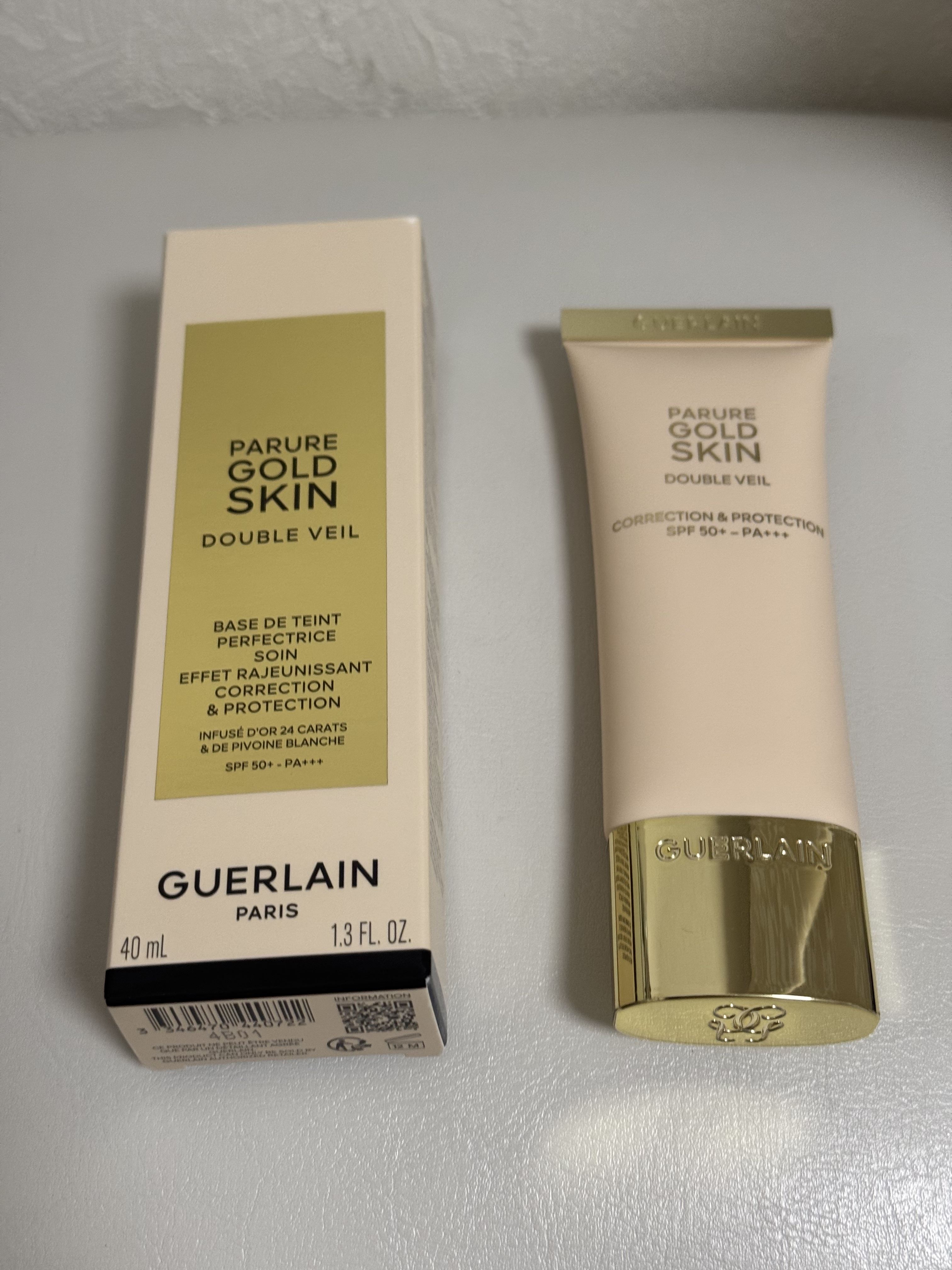 パリュール ゴールド スキン ダブル ヴェール プライマー/GUERLAIN/化粧下地を使ったクチコミ（1枚目）