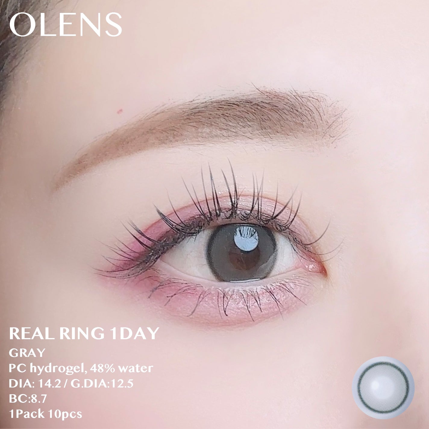 Real Ring 1day/OLENS/ワンデー(1DAY)カラコンを使ったクチコミ(8枚目)