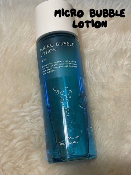 薬用マイクロバブルローション/Macchia Label/化粧水を使ったクチコミ(1枚目)
