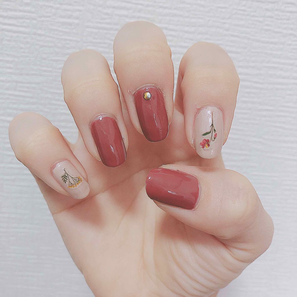 ネイルシール/DAISO/ネイルシールを使ったクチコミ(1枚目)