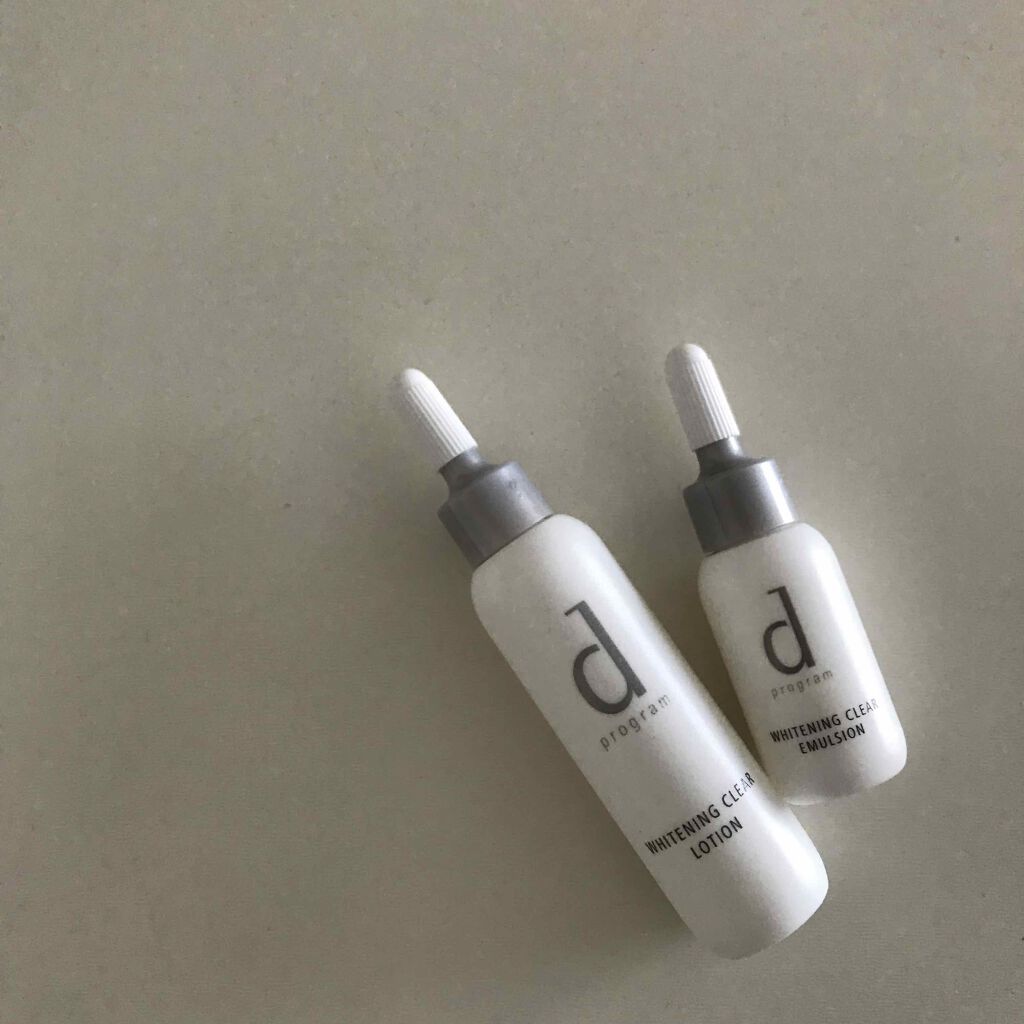 ホワイトニングクリア セット/d プログラム/スキンケアキットを使ったクチコミ（1枚目）