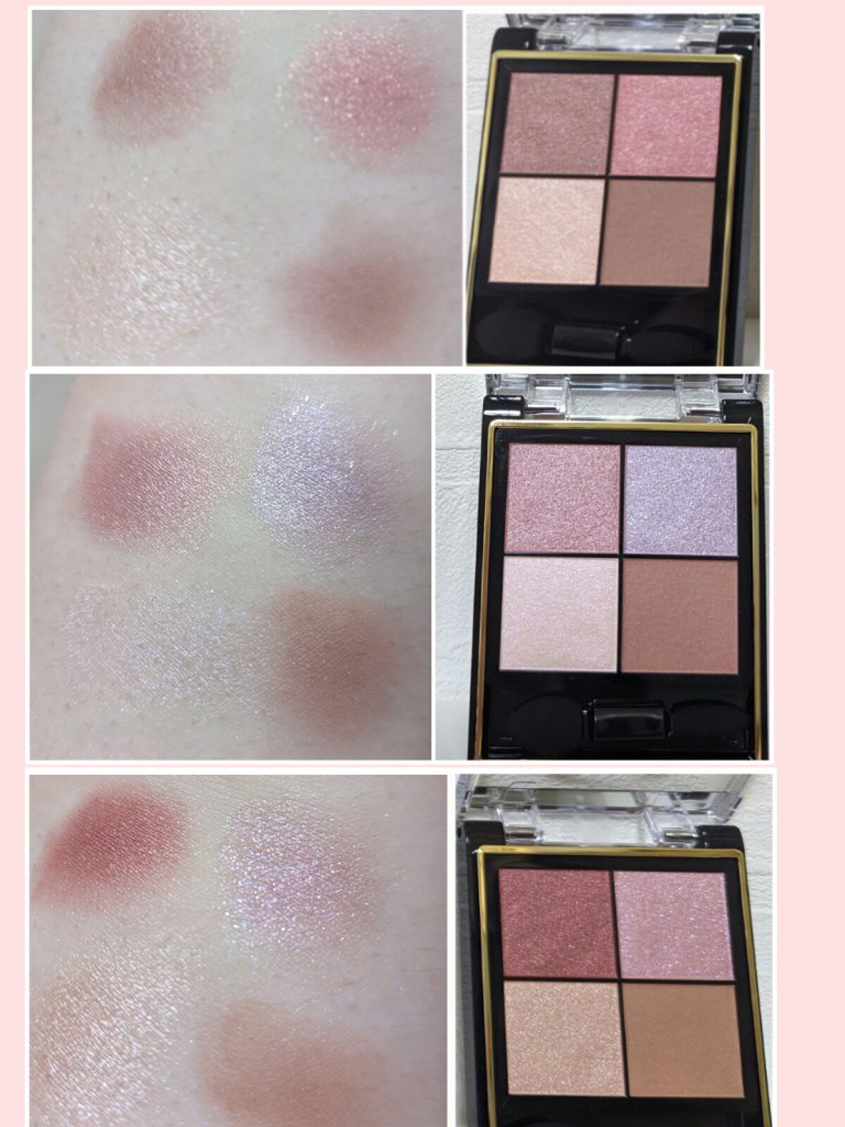 リアルクローズシャドウ/excel/アイシャドウパレットを使ったクチコミ（2枚目）