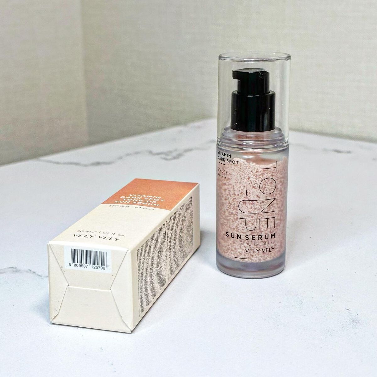 ビタミントーンアップサンセラム/VELY VELY/日焼け止めローションを使ったクチコミ（1枚目）