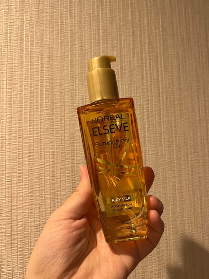 ロレアル パリ エクストラオーディナリー オイル エアリー シルク/ロレアル パリ/ヘアオイルを使ったクチコミ(1枚目)