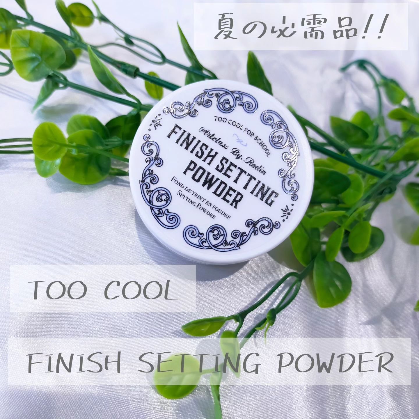 バイロダンフィニッシュセッティングパウダー/too cool for school/ルースパウダーを使ったクチコミ（1枚目）