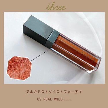 アルカミストツイストフォーアイ 09 REAL WILD........./THREE/リキッドアイシャドウを使ったクチコミ（1枚目）