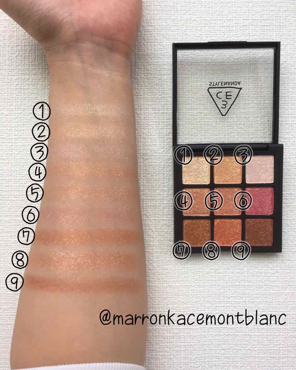 3CE マルチアイカラーパレット/3CE/アイシャドウパレットを使ったクチコミ（3枚目）