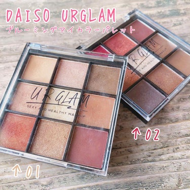 UR GLAM　BLOOMING EYE COLOR PALETTE/U R GLAM/アイシャドウパレットを使ったクチコミ（2枚目）