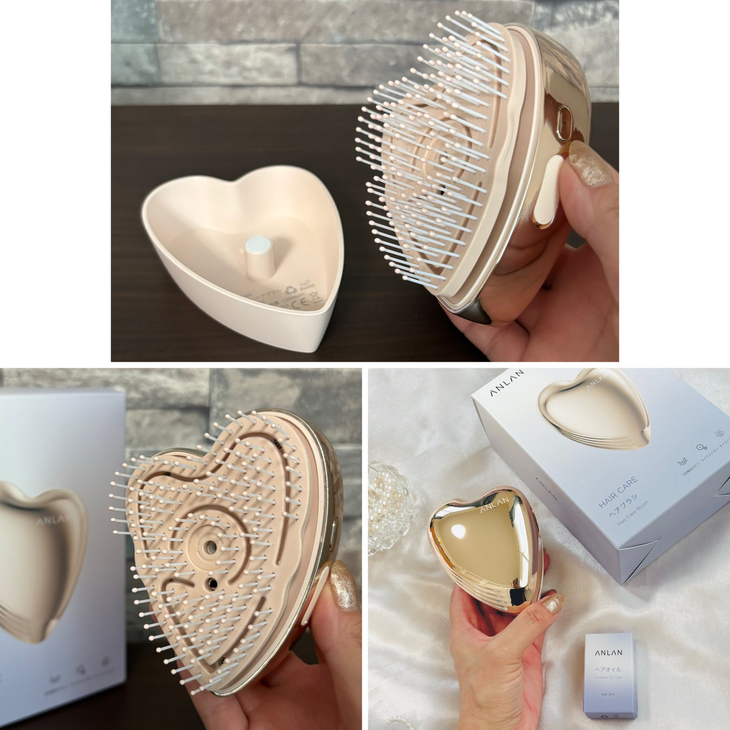 グロウケアブラシ/ANLAN/ヘアブラシを使ったクチコミ(10枚目)