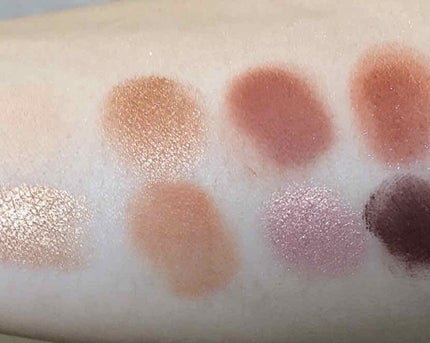 ソルテッド キャラメル ミニ アイシャドウ パレット/Too Faced/アイシャドウパレットを使ったクチコミ(4枚目)