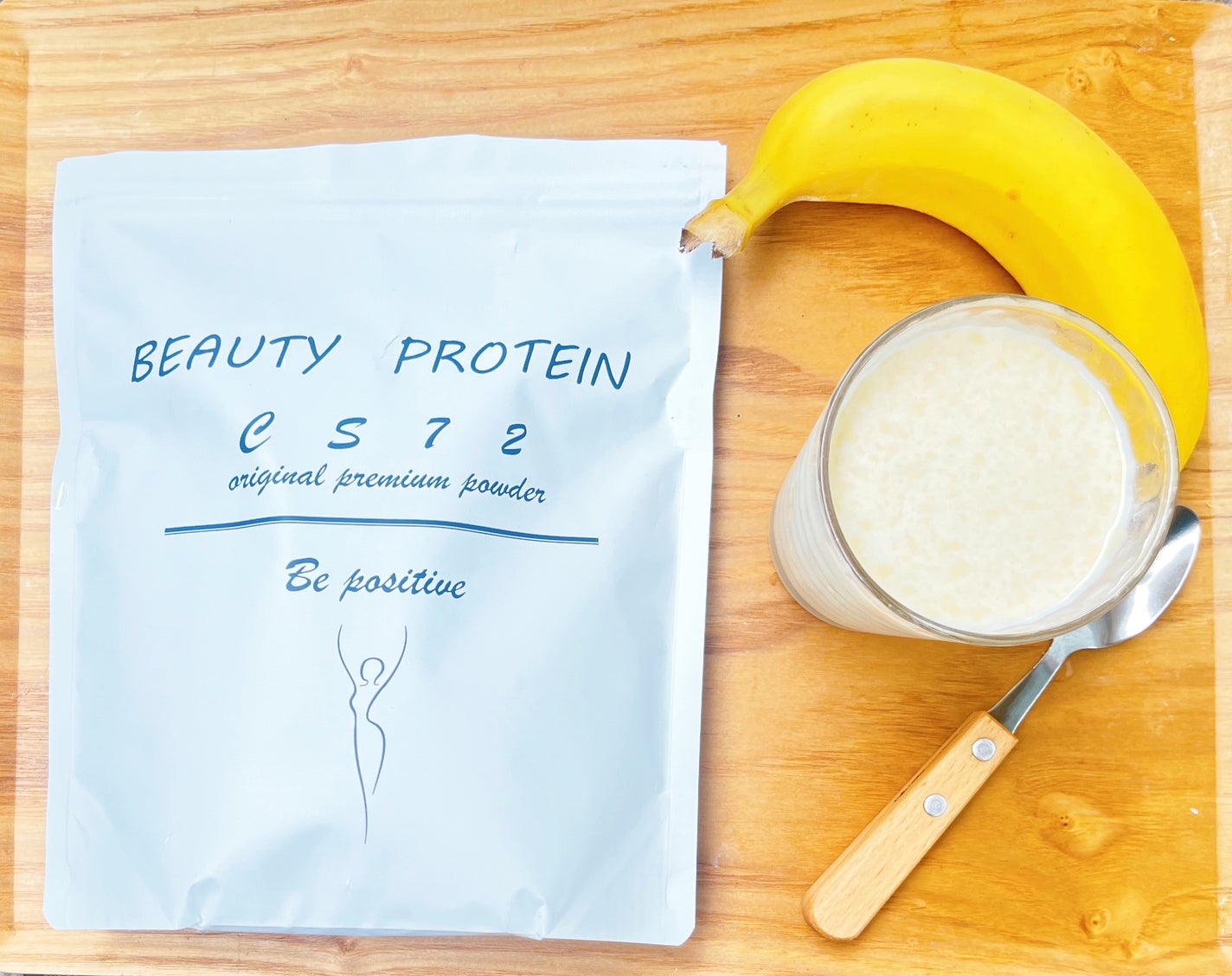BEAUTY PROTEIN CS72 ソイプロテイン バナナ味/CS72 PROTEIN SHOP/ソイプロテインを使ったクチコミ(1枚目)