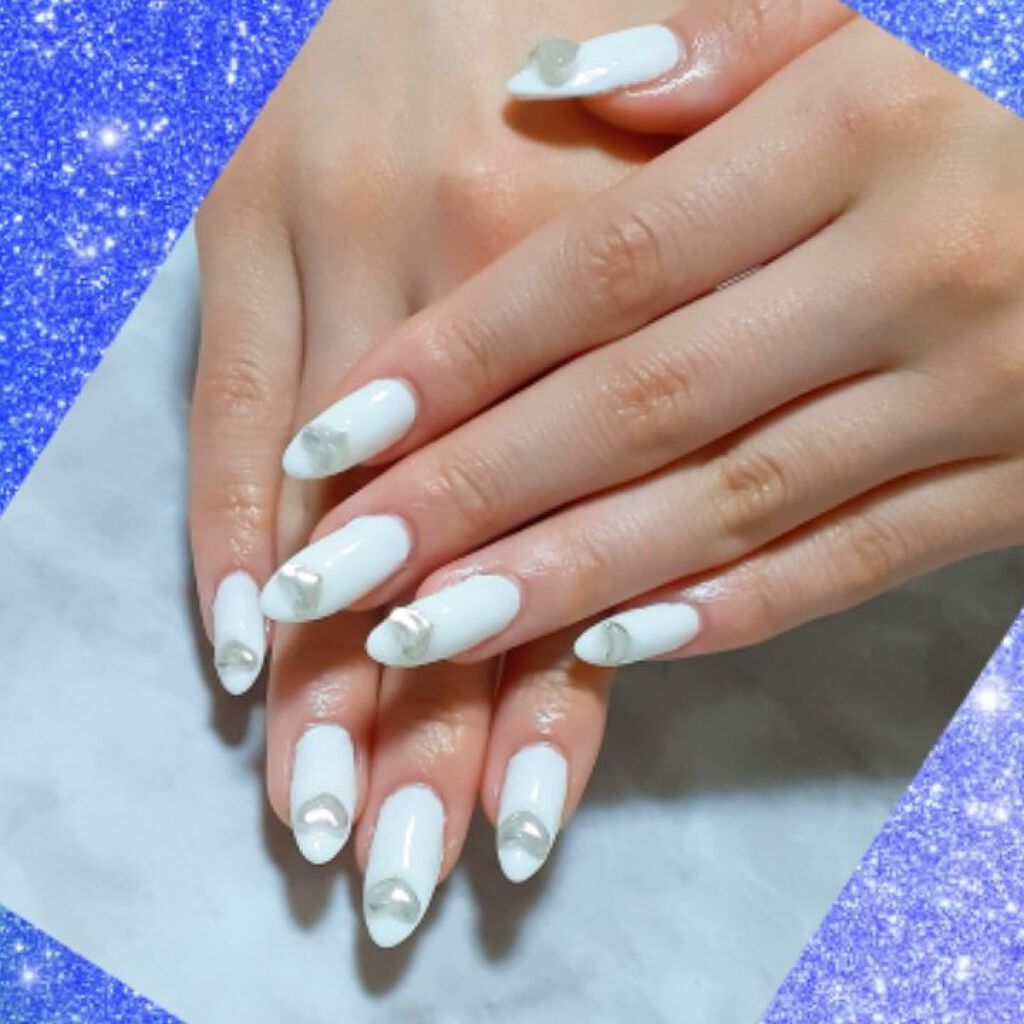 #ネイル,#ジェルネイル,#キラキラネイル,#ハートネイル,#ぷっくりネイルのネイルデザイン