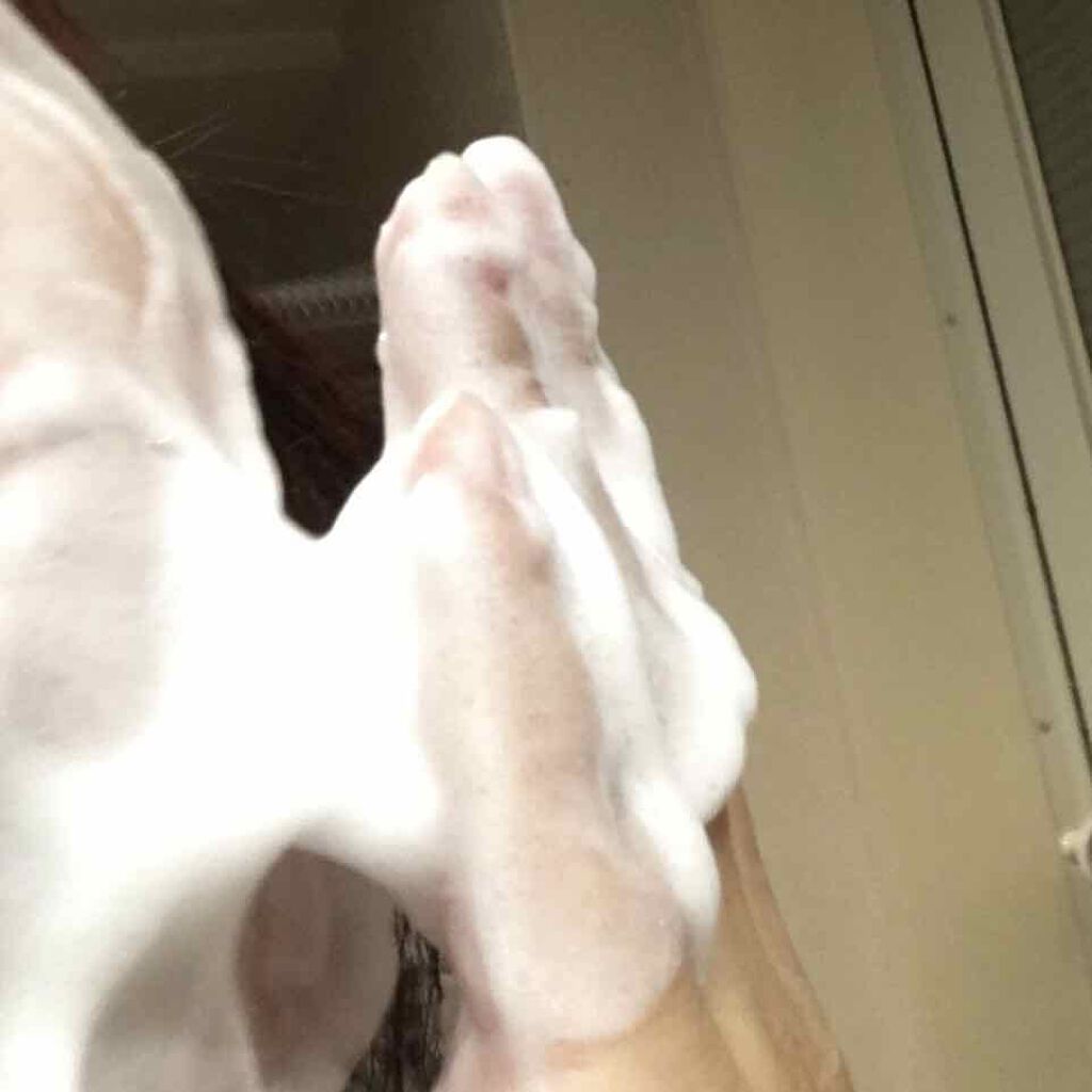 いいじゃんガスール石鹸/イーキューブ/洗顔石鹸を使ったクチコミ(2枚目)