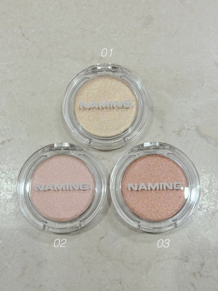 ネーミング フラッフィーベイクド ハイライター #03/NAMING./パウダーハイライトを使ったクチコミ(2枚目)
