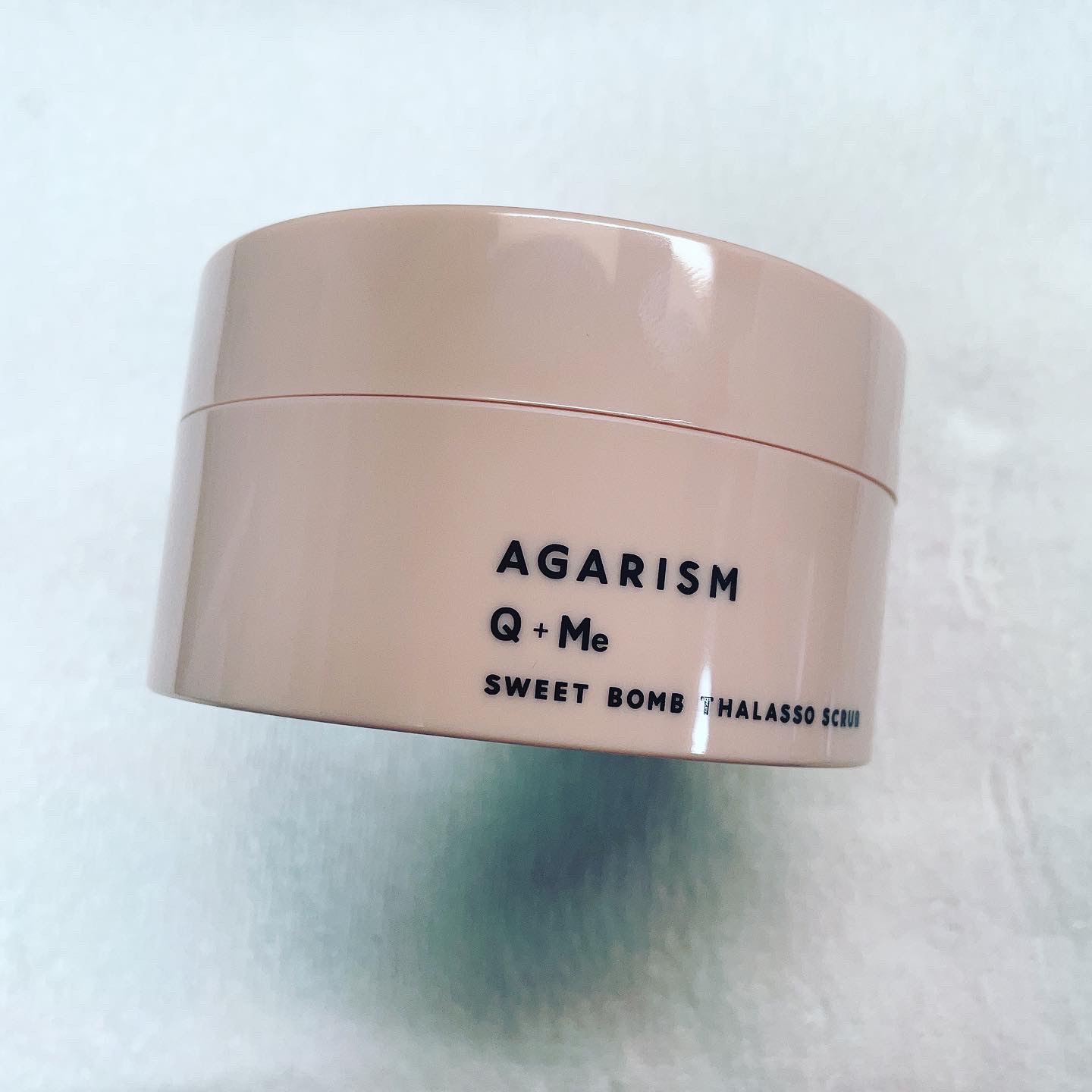Q+Me スウィート ボム タラソ スクラブ/AGARISM/バスト・ヒップケアを使ったクチコミ（1枚目）