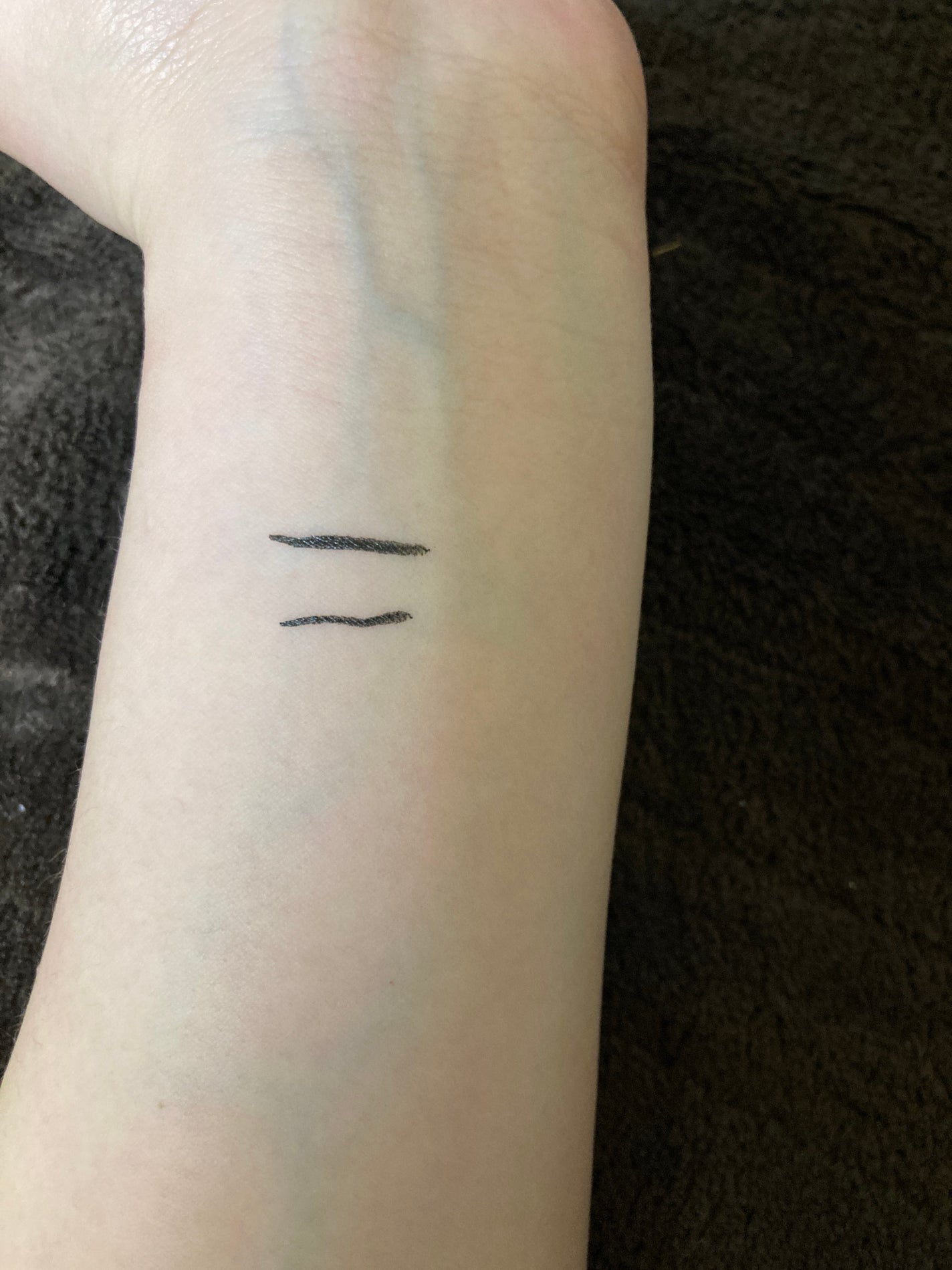 CHEER me COLOR リキッドアイライナー/セリア/リキッドアイライナーを使ったクチコミ(1枚目)