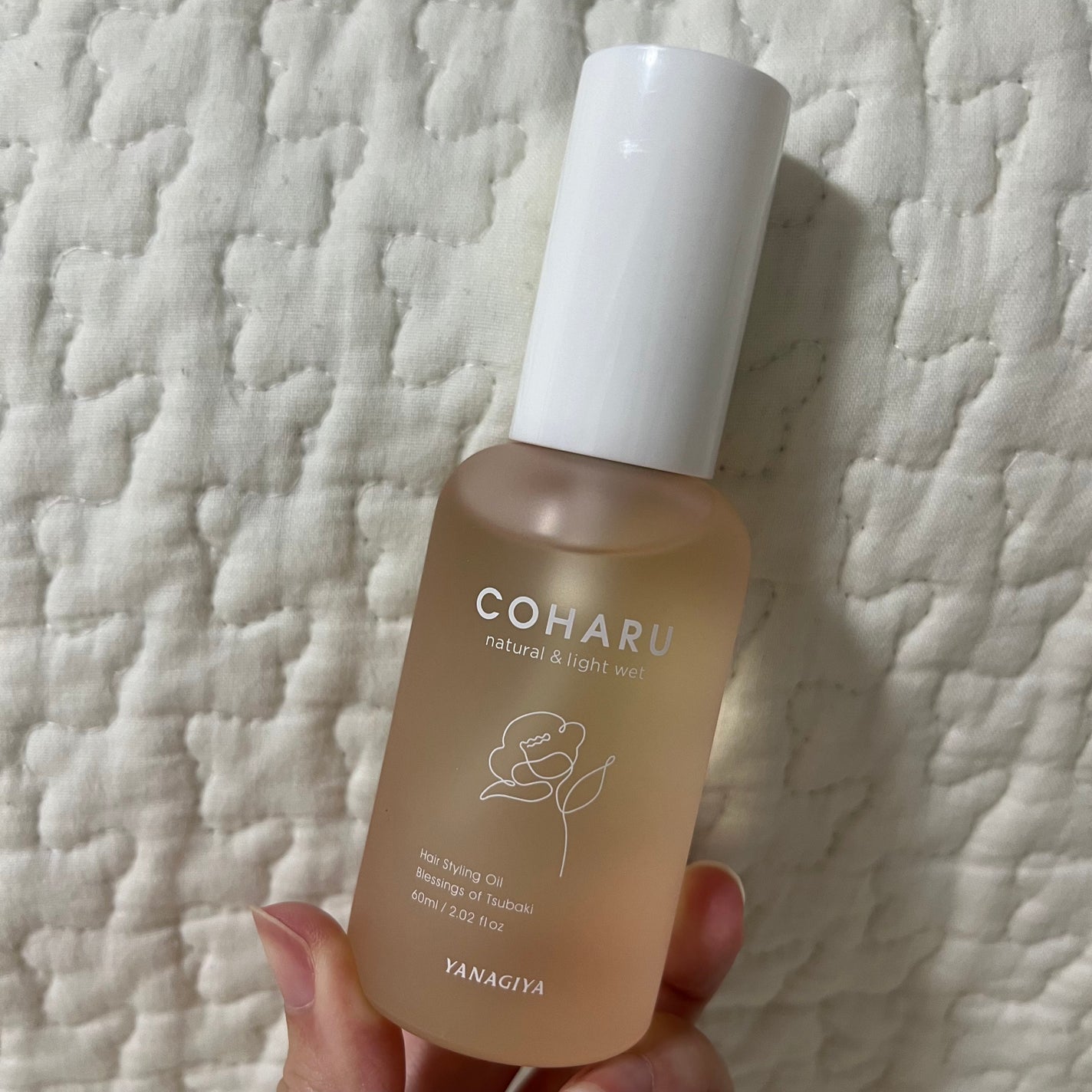 may on LIPS 「COHARUのヘアオイルピーチミュゲの香りで匂いで癒される🍑細..」(1枚目)