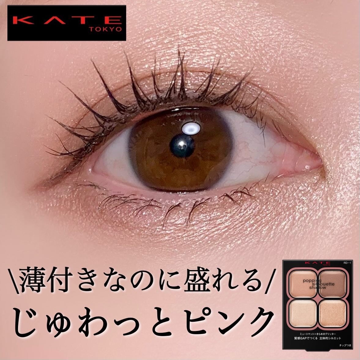 ケイト ポッピングシルエットシャドウ/KATE/アイシャドウパレットを使ったクチコミ（1枚目）