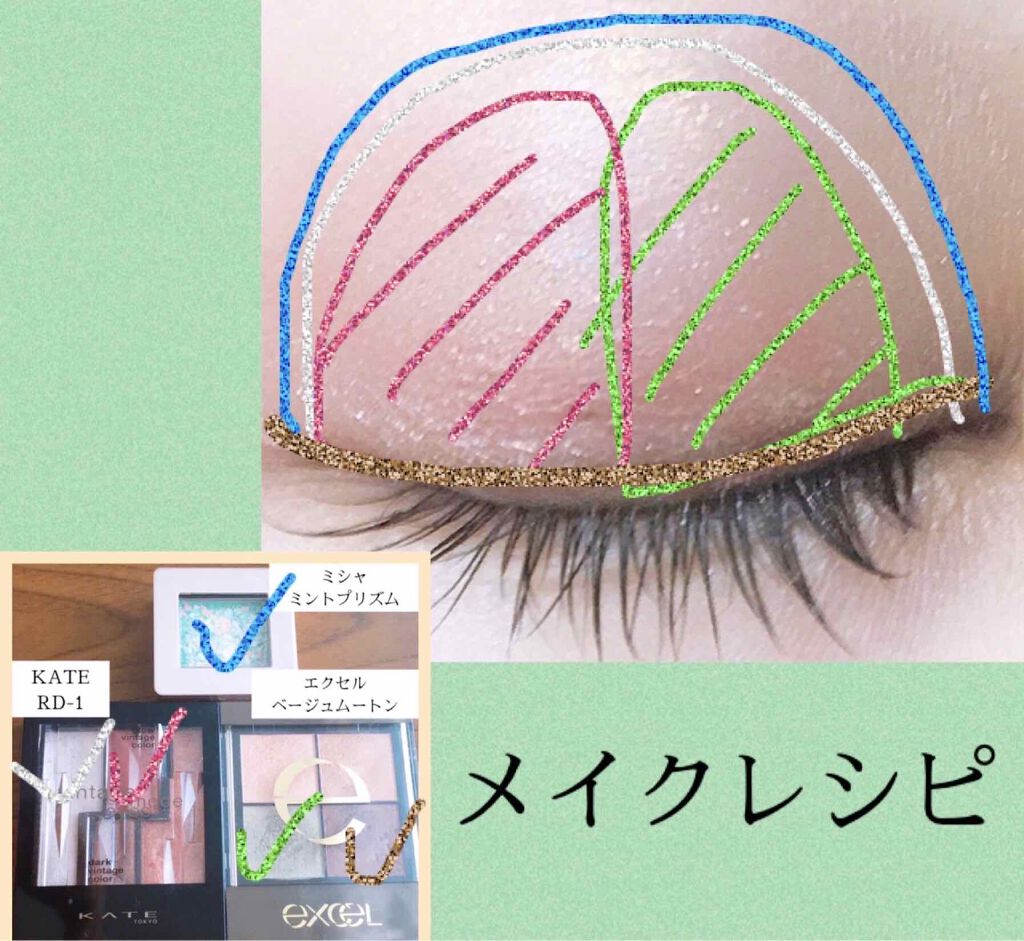 ヴィンテージモードアイズ/KATE/アイシャドウパレットを使ったクチコミ（3枚目）