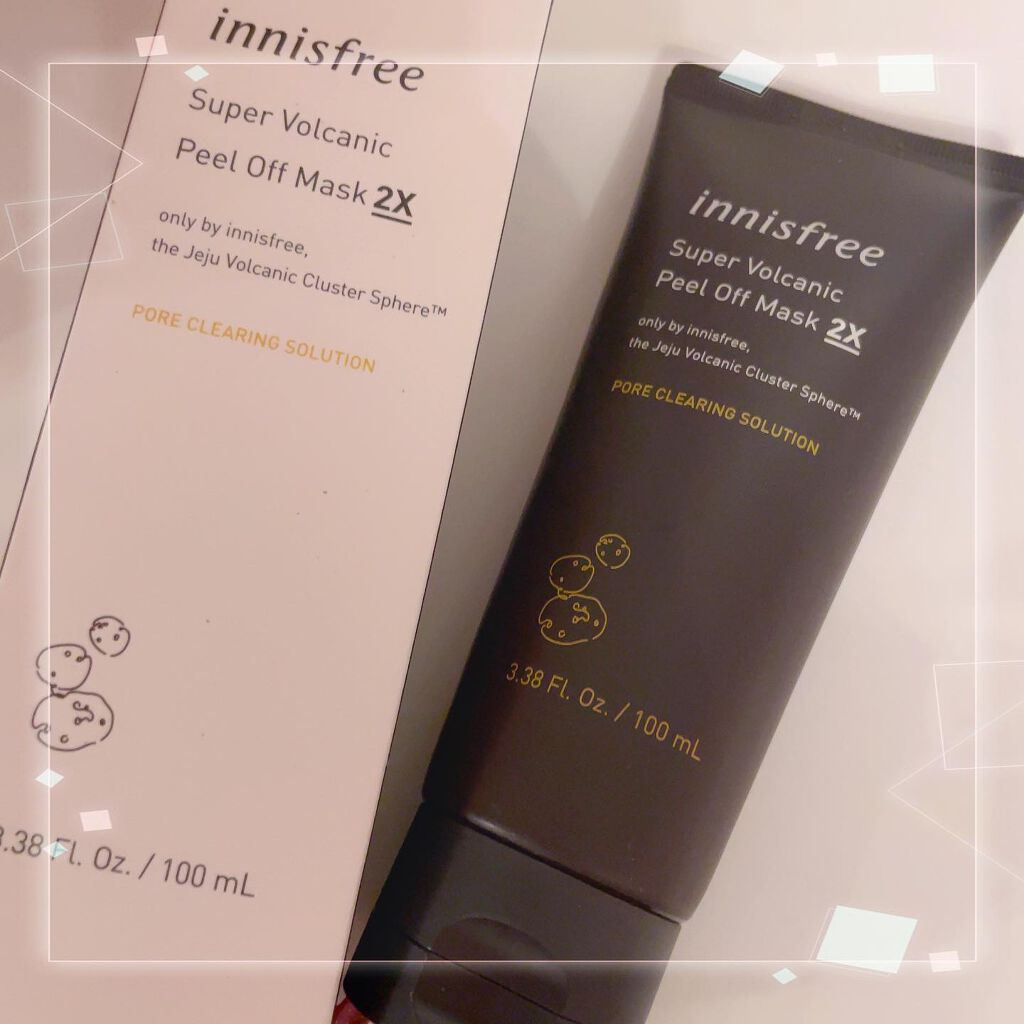 スーパーヴォルカニック ピールオフマスク 2X/innisfree/洗い流すパック・マスクを使ったクチコミ（1枚目）
