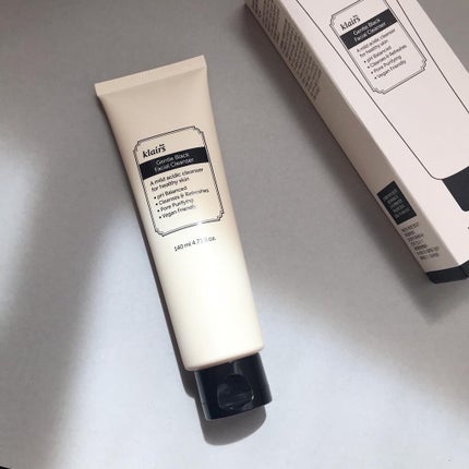 ジェントルブラックフェイシャルクレンザー(140ml)/Klairs/洗顔フォームを使ったクチコミ(1枚目)