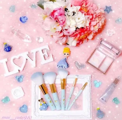 ごくふわっ ミッキーブラシ/DAISO/メイクブラシを使ったクチコミ(2枚目)