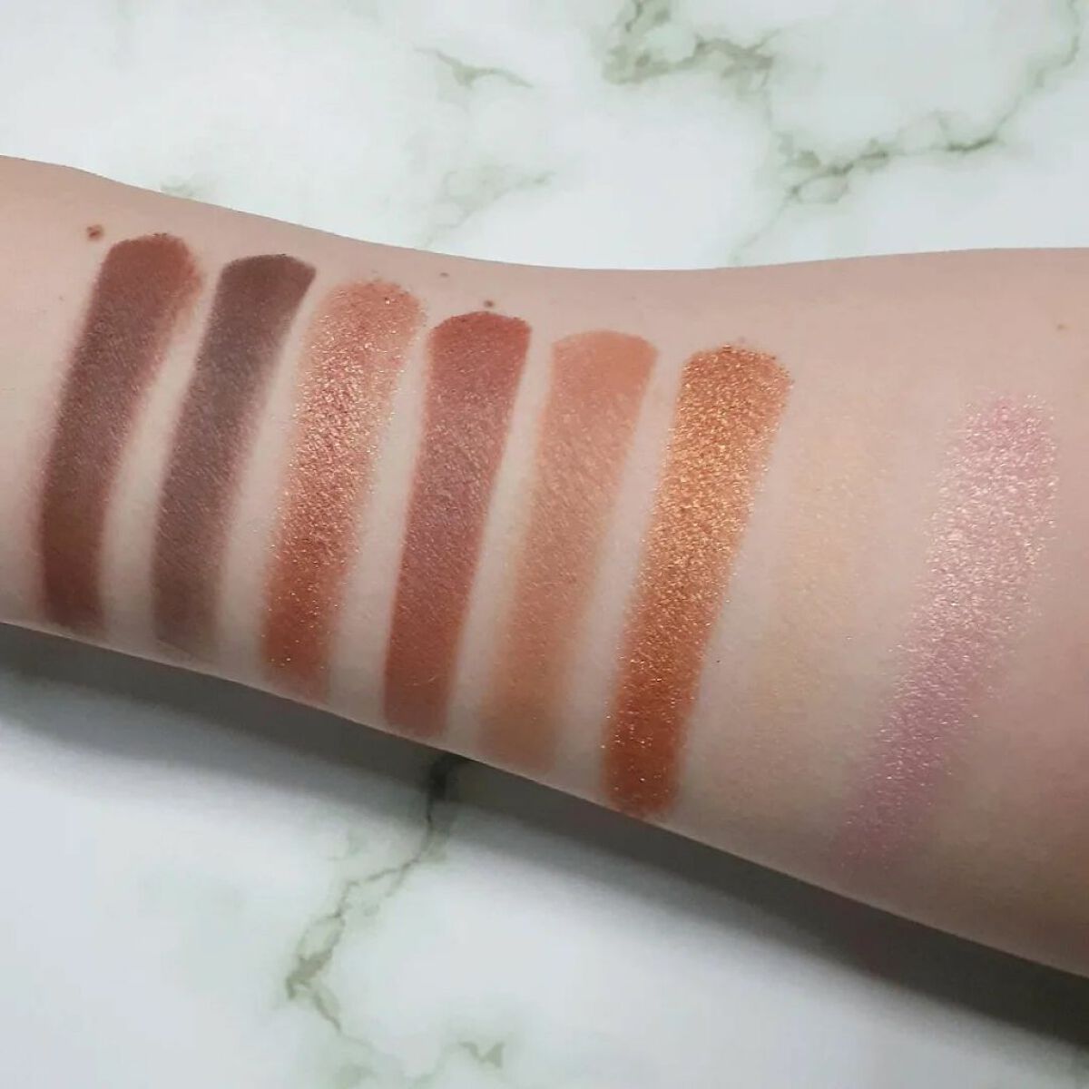 ユー アー ソー ホット ホット ココア アイシャドウ パレット/Too Faced/アイシャドウパレットを使ったクチコミ(7枚目)