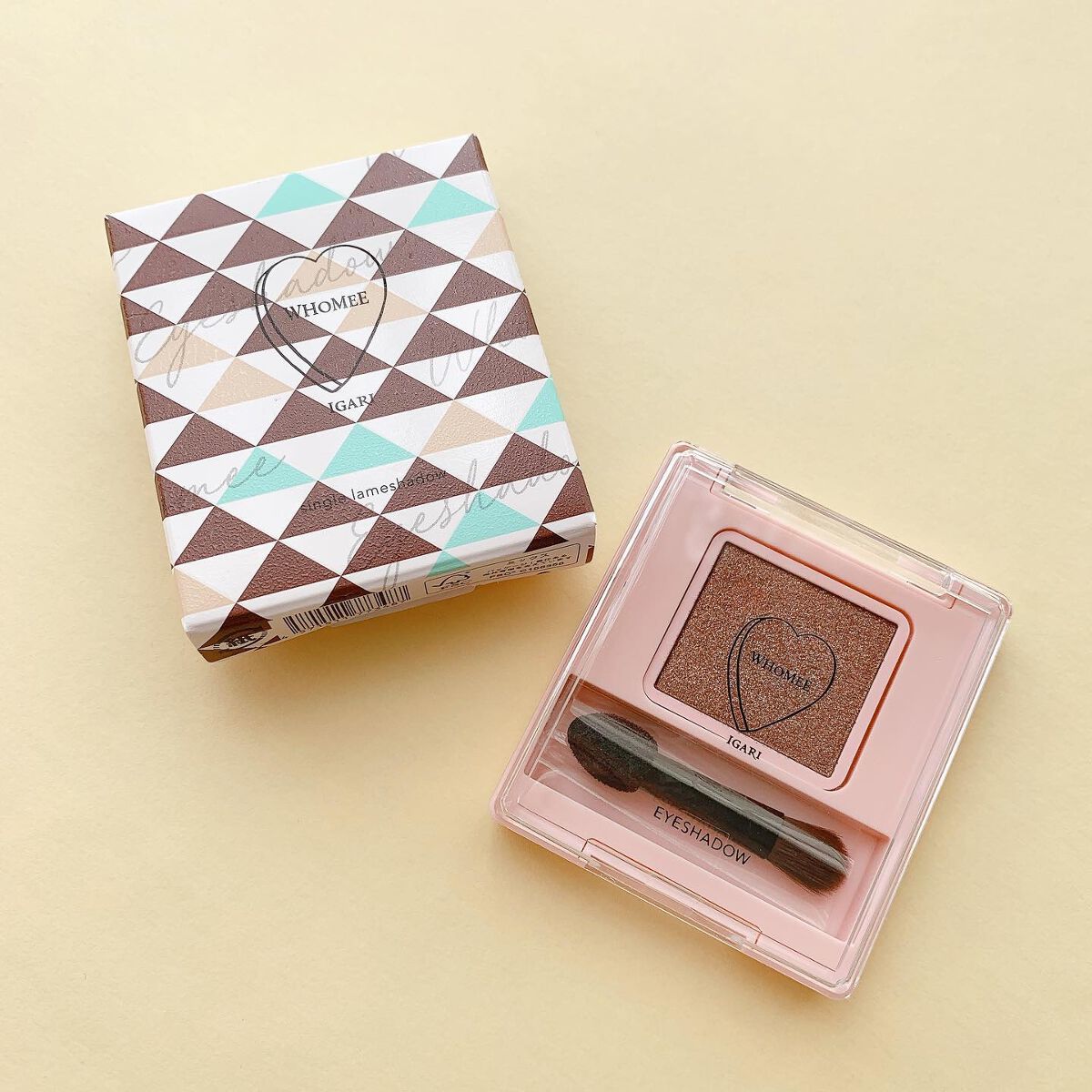 フーミー シングルラメシャドウ/WHOMEE/単色アイシャドウを使ったクチコミ（1枚目）