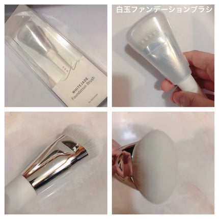 okhee 白玉ファンデーションブラシ/SOOA DOR/メイクブラシを使ったクチコミ(4枚目)