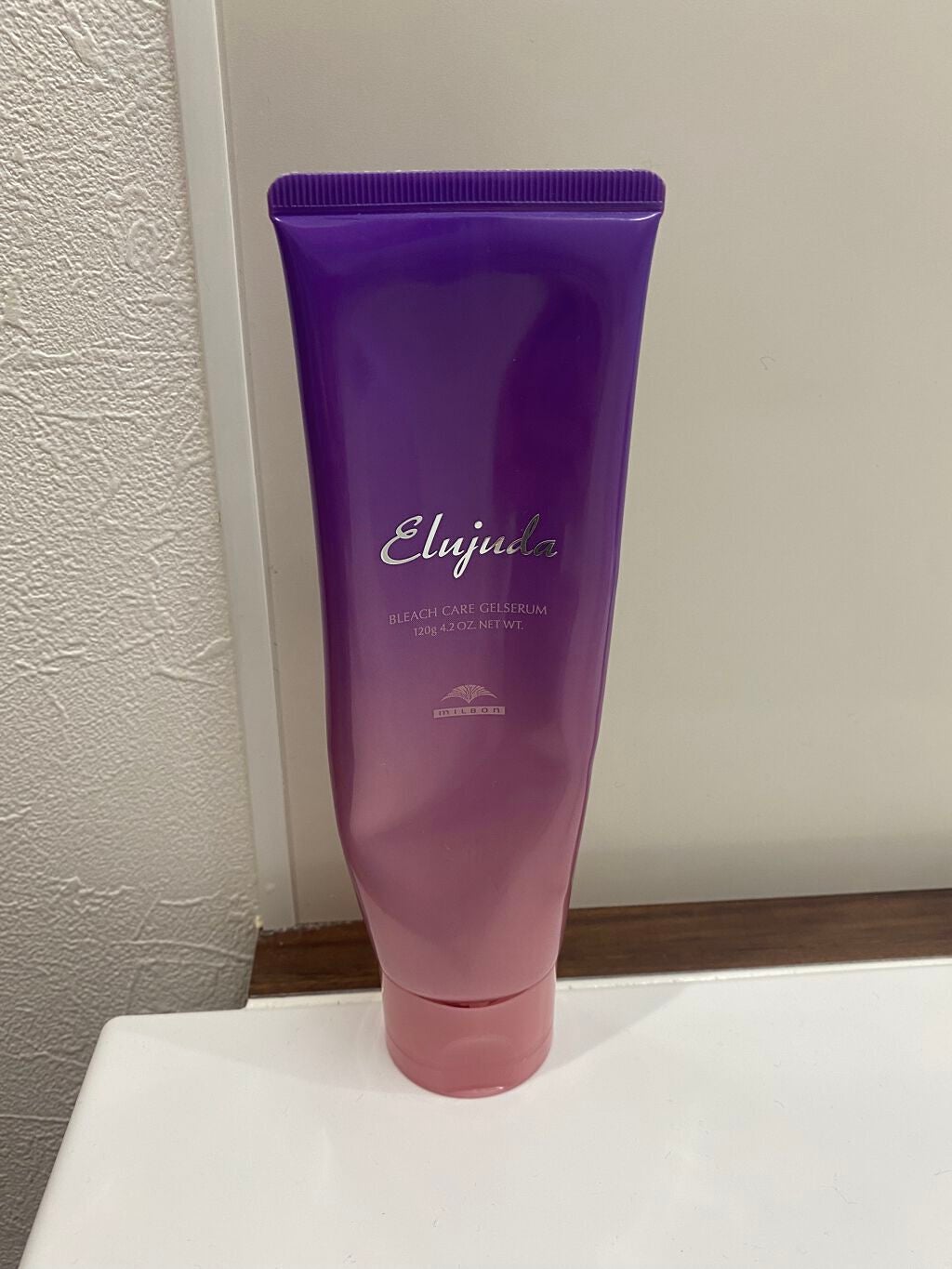 エルジューダ ブリーチケア ジェルセラム/ミルボン/洗い流すヘアトリートメントを使ったクチコミ(1枚目)