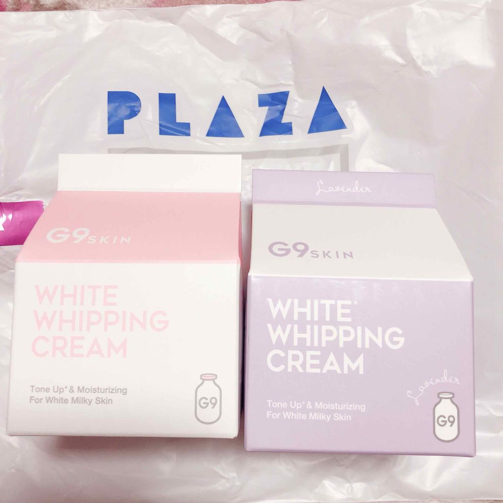 WHITE WHIPPING CREAM(ウユクリーム)/G9SKIN/化粧下地を使ったクチコミ(1枚目)