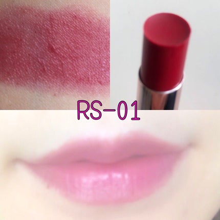 ラッピング カラー リップスティック RS-01(ローズ系)/綾花/口紅を使ったクチコミ(3枚目)