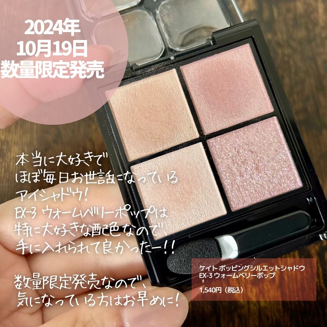 ケイト ポッピングシルエットシャドウ/KATE/アイシャドウパレットを使ったクチコミ(6枚目)